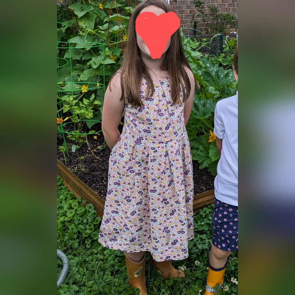 Mini Boden Floral Print Dress